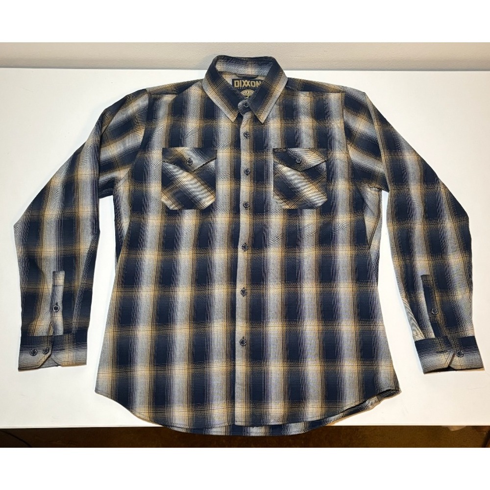 Dixxon Mens Flannel Button Down Shirt | Cycle Gear | Large